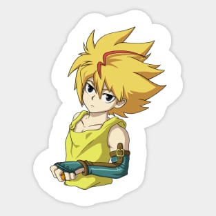 Free de la Hoya from Beyblade Burst Evolution (no background) Sticker